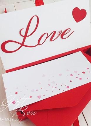 Giftbox “love is / version 2” - открытка в коробочке4 фото