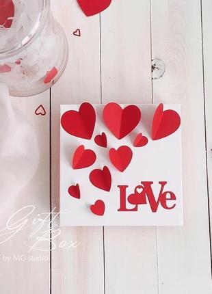 Giftbox “valentine’s day” - открытка в коробочке2 фото