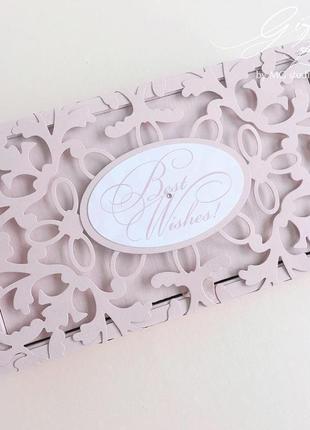 Gift box “afrodita” цвет 5 (нуд) - открытка в коробочке