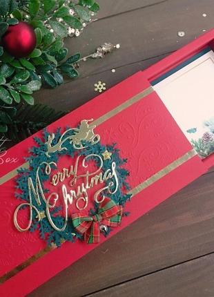 Gift box "holidays" - листівка в коробочці4 фото