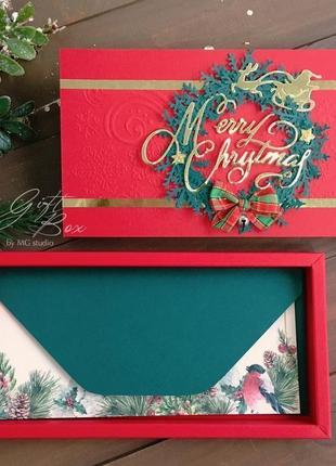 Gift box "holidays" - открытка в коробочке5 фото