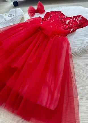 Неймовірної краси сукня з болеро та обручем в комплекті5 фото