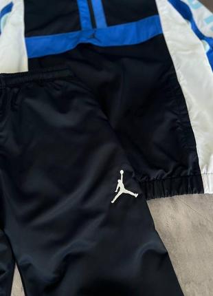 Мужской винтажный спортивный костюм комплект плащевка jordan8 фото