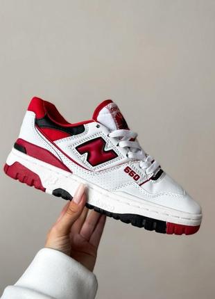 Кроссовки new balance 550 aime leon dore white navy red