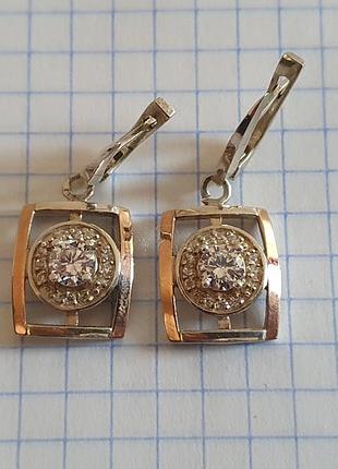 Серебряные серьги2 фото