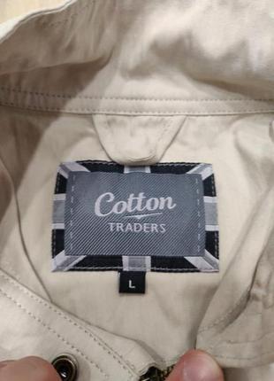 Акция 🎁стильная куртка ветровка cotton traders в милитари стиле zara h&amp;m2 фото