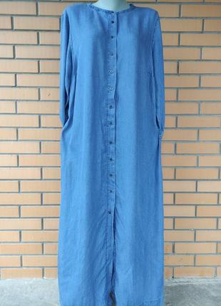 Стильна максі сукня джинс котон.1 фото