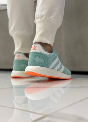 Кроссовки женские adidas iniki turquoise код-11723 фото