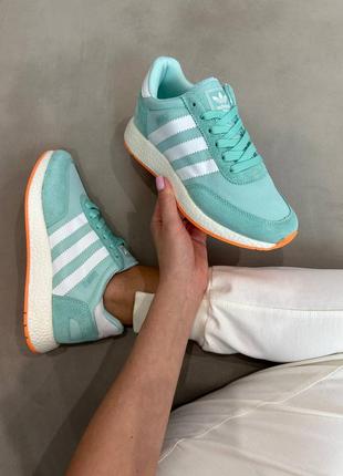 Кроссовки женские adidas iniki turquoise код-11724 фото