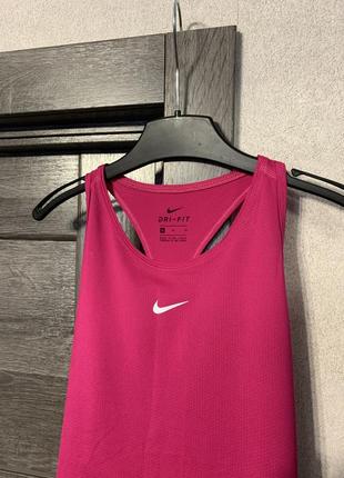 Nike pro tank women спортивна жіноча майка2 фото