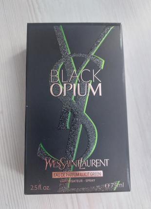 Парфюмированная вода для женщин yves saint laurent ysl eau de parfume illicit green. объем 75 мл.2 фото