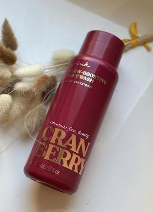 Гель для душу victoria’s secret pink glow-boosting body wash cranberry