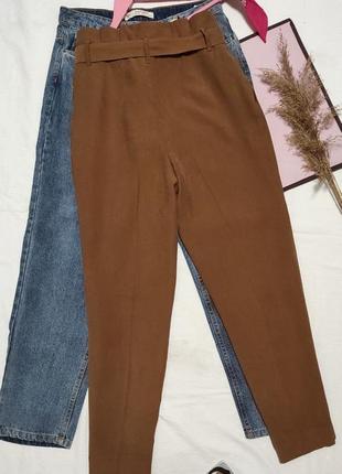 Стильные брюки со скидкаси и карманами немного укороченные и заужены к низу7 фото