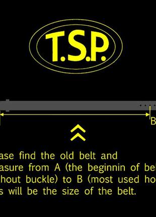 Кожаный ремень t.s.p. ширина 4см. артикул sk000027 фото
