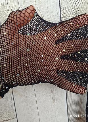 Колготы эротические сетка стразы камешки
