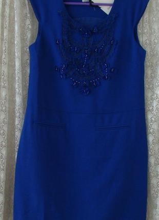 Платье синее мини good look р.42-44 66334 фото