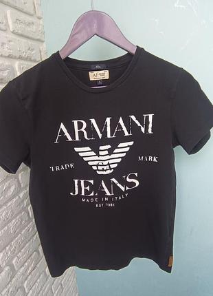 Футболка armani jeans, оригинал, размер s1 фото