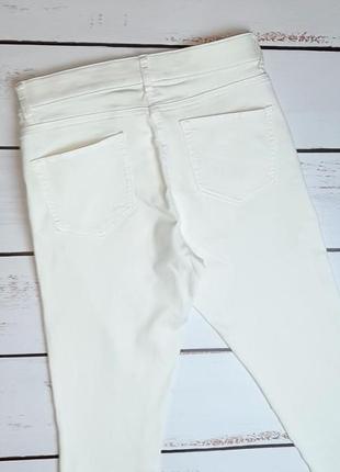 Женские молочные зауженные джинсы скинни george, размер 46 - 484 фото