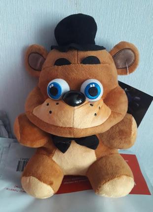 Мягкая игрушка медвежонок фредди главный герой мультфильма "пять ночей с фредди".