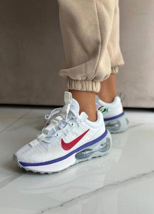 Кроссовки женские nike vapormax move to zero white red blue