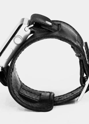 Кожаный ремешок для apple watch, 3 4 5 6 7 8 9 se ultra ultra 2, 38 40 41 42 44 45 49 мм, код 1230ст4 фото