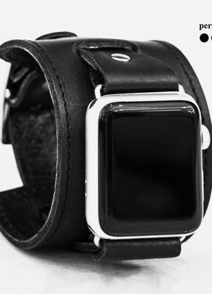 Кожаный ремешок для apple watch, 3 4 5 6 7 8 9 se ultra ultra 2, 38 40 41 42 44 45 49 мм, код 1230ст1 фото