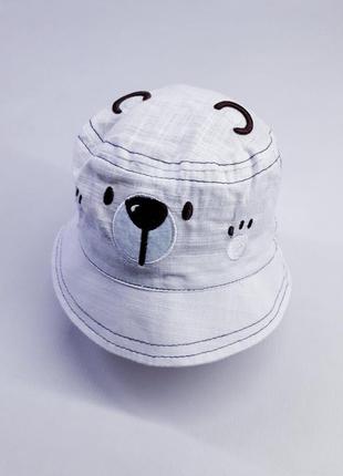 Детская панама для малышей 41055 46см св.серый