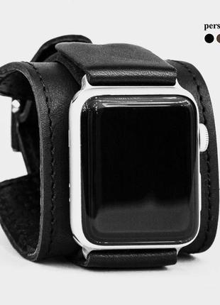 Кожаный ремешок для apple watch, 3 4 5 6 7 8 9 se ultra ultra 2, 38 40 41 42 44 45 49 мм, код 1235ст1 фото