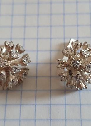 Серебряные серьги