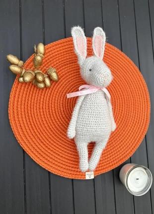 Кролик ричард / набор для вязания игрушки крючком / набор для творчества амигуруми5 фото