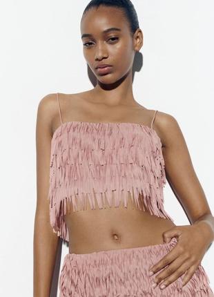 Кроп топ zara, m