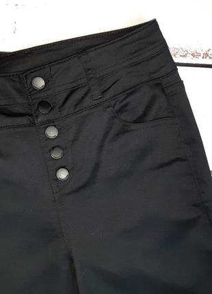 1+1=3 фирменные черные зауженные джинсы скинни высокая посадка tinseltown, размер 44 - 464 фото