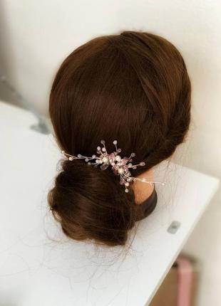 Шпилька для волос шпилька в волосы шпилька для невесты шпилька на выпускной7 фото