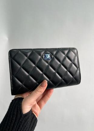 Гаманець chanel classic long flap wallet