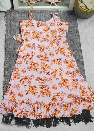 Нова квіткова сукня з оборками boohoo2 фото