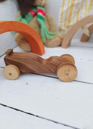Дерев'яна іграшка автомобіль, дерев'яні іграшки для хлопчиків, ручний дерев'яний автомобіль2 фото