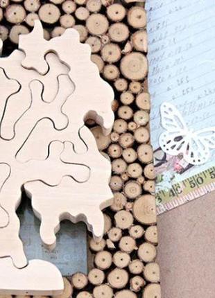 Дерев'яні головоломки іва дерево, дерев'яні іграшки2 фото