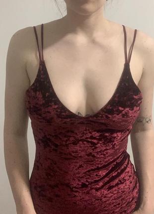 Sexy red midi dress6 фото