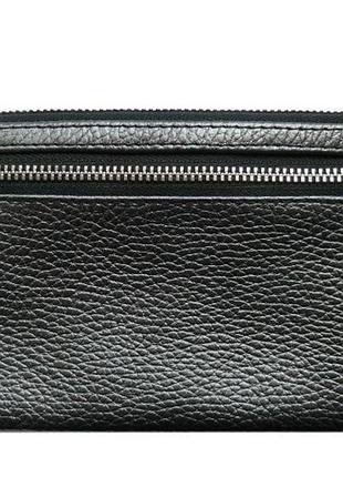 Шкіряний гаманець кольору графіт
