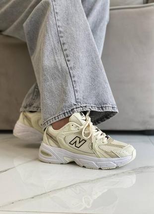 Кросівки жіночі new balance 530 golden white