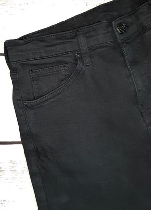 1+1=3 стильні чорні завужені джинси скіні висока посадка topshop, розмір 46 - 485 фото