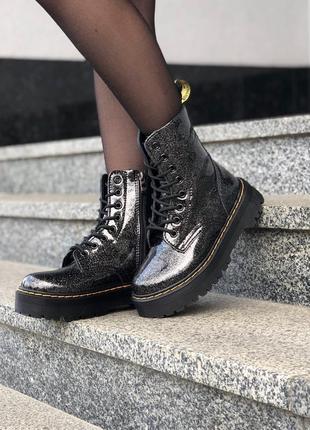 Шикарні жіночі ❄️зимові черевики топ якість dr. martens 🎁4 фото