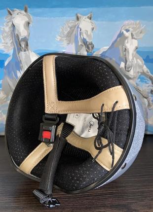 Шлем каска шолом 58 см конный спорт верховая езда3 фото