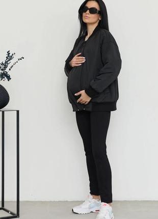 👑vip👑 курточка для вагітних бомбер демісезонна курточка для вагітних8 фото