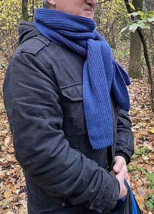 Шарф в'язаний, довгий, 2м.