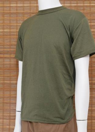 Футболка армії сша однотонна тактична олива зелена olive green