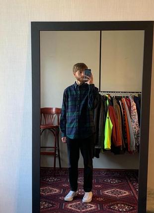 Фланелева сорочка lands end