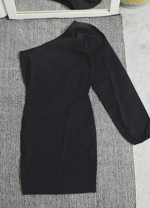 Нова чорна асиметрична сукня prettylittlething7 фото