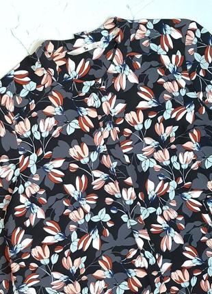 🌿1+1=3 шикарна кольорова блуза блузка в квітах tu, розмір 46 - 486 фото