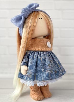 Интерьерная кукла, текстильная кукла с куколкой3 фото